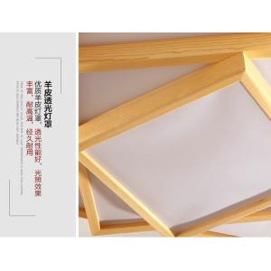 LED Nordic simple and warm living room bedroom study room dining room solid wood