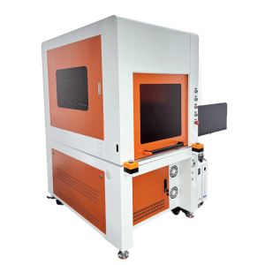 Cheap Industrial Grade Fiber Laser Marking Machine with Micrometer Level High-precision and Cold Processing for Multi Material Adaptation for sale