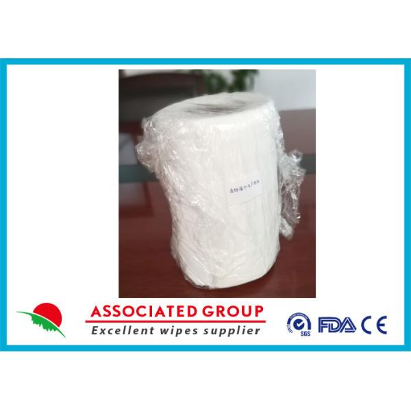 Plain Weave Crossing Spunlace Non Woven Tissue Sheets For Medical / Hygiene