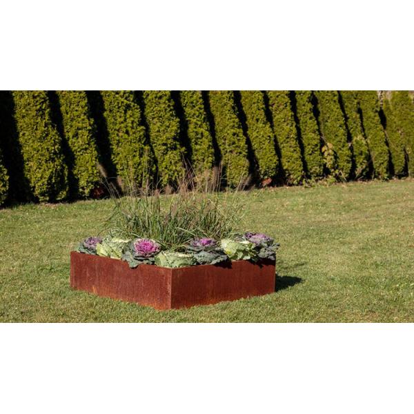 Clearance Sale Steel Raised Garden Bed Instant Planter Metal 65l*65w*30h Cm Outdoor Metal Planter Garden Edge