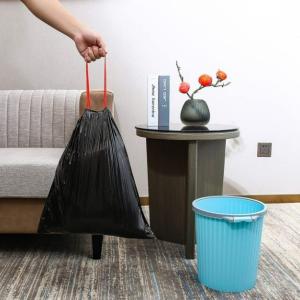 Embossed Surface Handling 13 Gallon Drawstring Odor Controlling Trash Bags