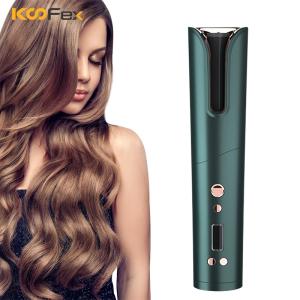 9600mAh Wireless Portable Automatic Hair Curler Multi Scene LCD Display