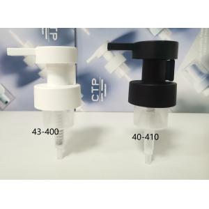 Customized Bottle Foam Pump 43/410 White Clip Lock Pump Dispenser For Effortless