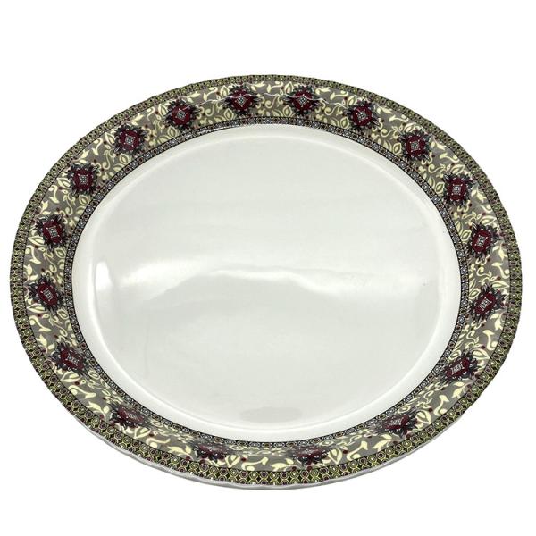 Quality Seamless Camper Melamine Plates Unbreakable Eco Friendly Dinnerware wholesale