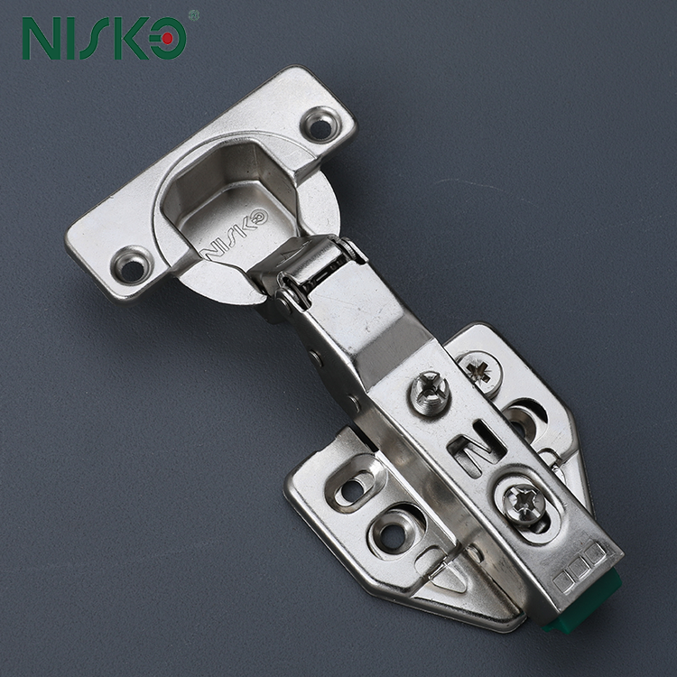 3D Adjustbale Clip-on Soft Close Hinge Axial Two-Way Cabinet Door Hinge For