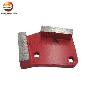 Irregular Shape Two Segments Diamond Grinding Shoes