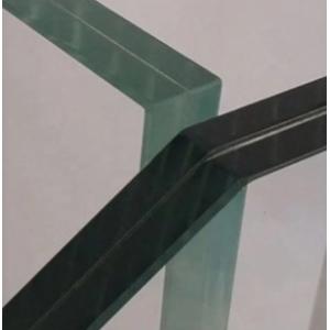 PVB / Sgp Tempered Laminated Glass With Polished Edges
