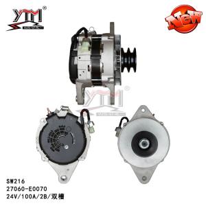 OEM 27060-E0070 Electric Alternator Motor 24V 100A 2B Double Slot