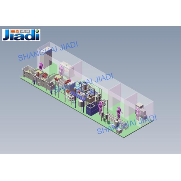 Fully Automatic Tomato Sauce Processing Machine , Tomato Puree Machine 28-30% /