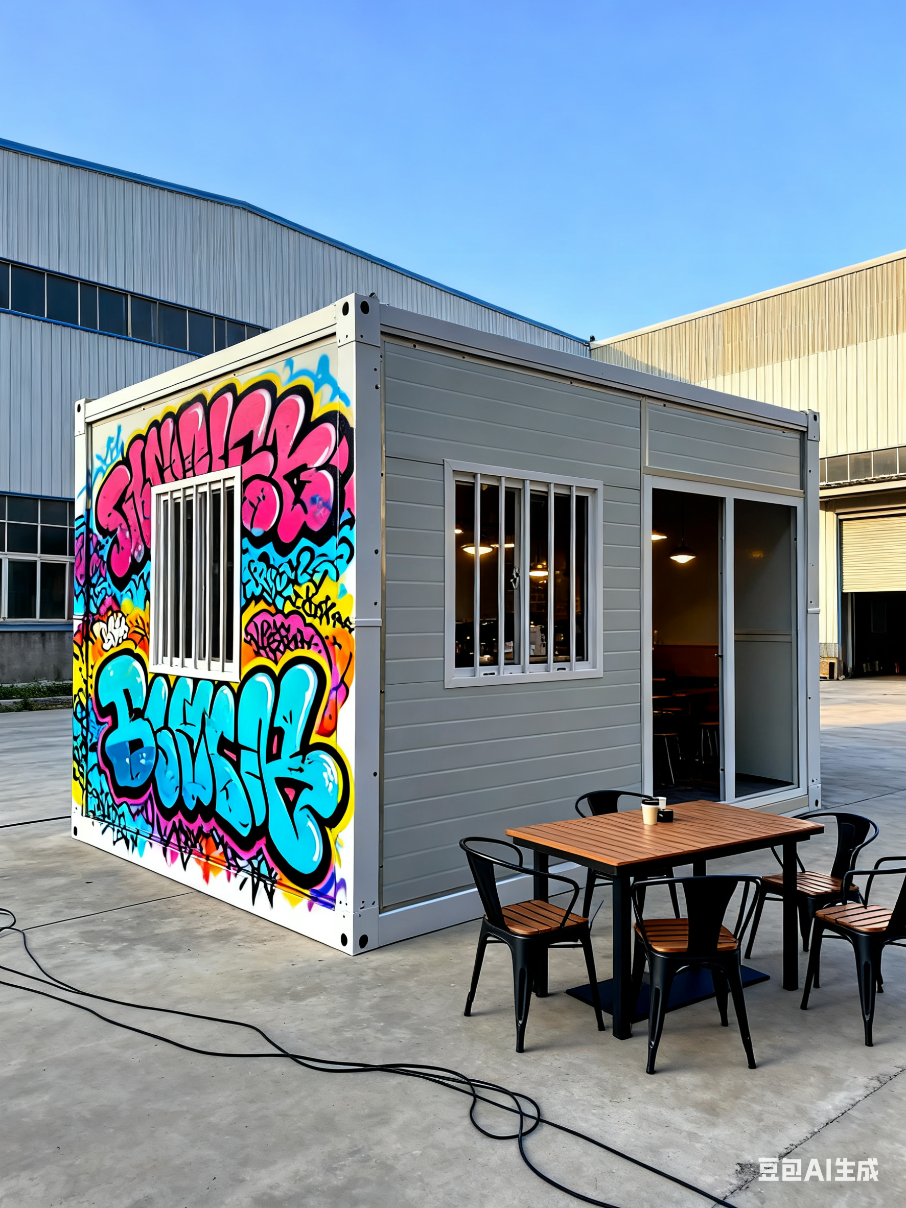 Cheap Prefab Container House with Sound Insulation ≥ 30dB Wind Resistant 0.5KN/㎡ and Waterproof ‖ Class Performance for sale