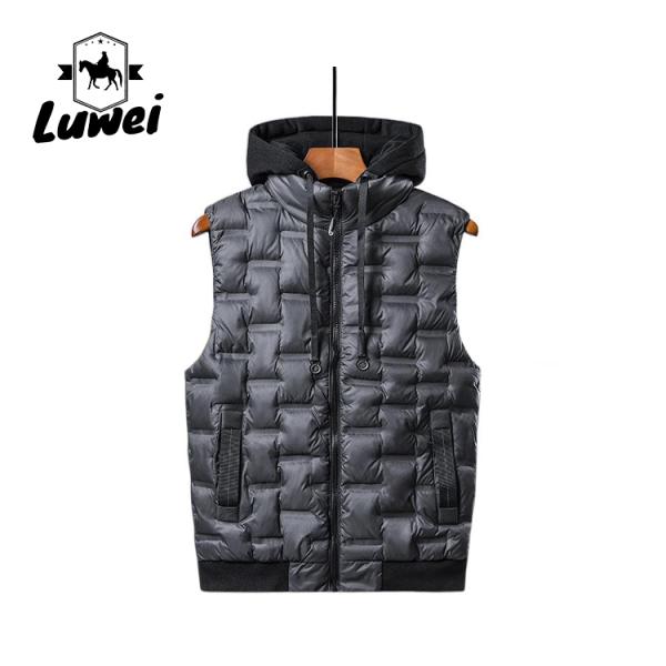 Customs Logo Windproof Lightweight Quilted Puffer Utility Gilet Mens Vest Men's Vests & Waistcoats Man Gilet