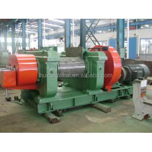 Waste Tyre Roller Cutter Rubber Recycling Machinery with Accurate Temperature