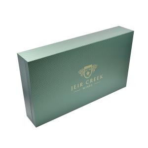 Green Customizable 6 Bottles Cardboard Wine Gift Box Matte Lamination