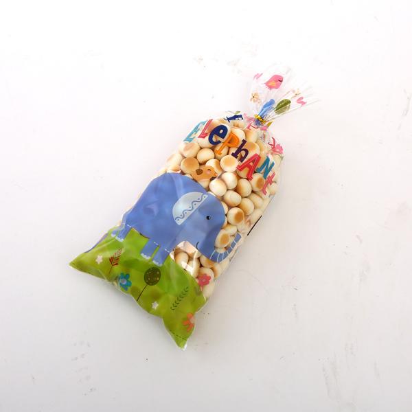 Recyclable Custom Printed Cellophane Gift Wrap Bags For Party Treats Package Of 100