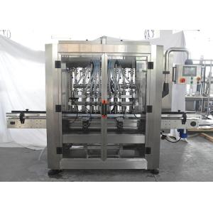 Pneumatic Filling Capping Machine For Palm Sunflower Vegetable Oil Bottling
