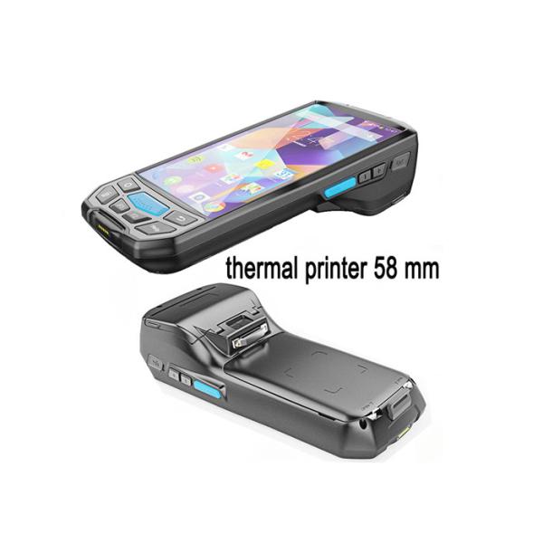 ROHS Approved Handheld Terminal With Printer Industrial PDA Android 5.0 Inch