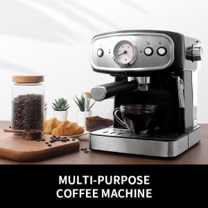 Automatic Multifunction Coffee Machine 1.5L 850W Anti Drip Commercial Espresso