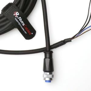 Alvin's Cables M12 A Code 4Pin to Open Wire Power Cable 15m