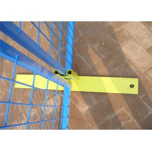 tubing 1 pipes *17 ga wall thickness panels size 6ft*9.6ft mesh spacing2x4x8ga diameter powder coated RAL 2003