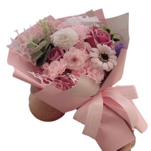 Valentine's Day, a bouquet of preserved roses and ice-blue ice flowers for your