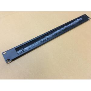 19 Inch 1u Patch Panel Cable Management Brush Panel For Cabling System