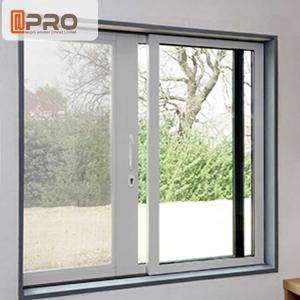 Cheap Waterproof Anodised Aluminium Sliding Windows With Single Tempered Glass for sale