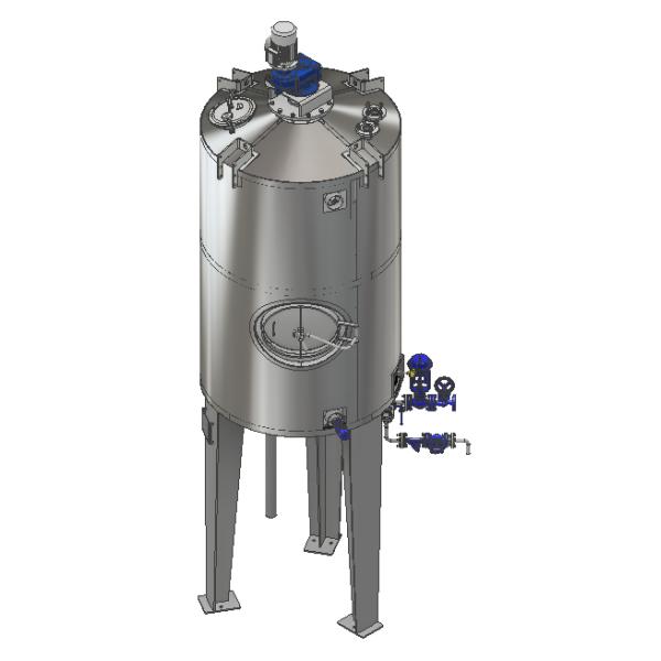 2sq Stainless Steel Buffer Tank For Grease Precipitation