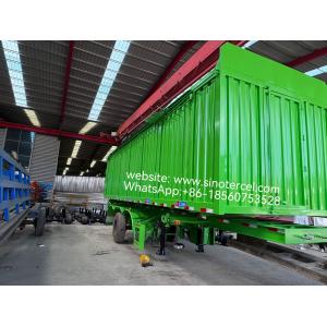 60 Ton Enclosed Box Semi Trailer with High-Strength Steel Body