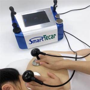 Cheap Double 80MM Handle Diathermy Tecar machine Physiotherapy Body Massage Ankle Pain for sale