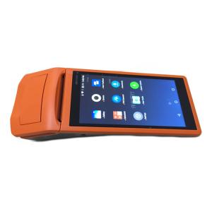 Portable Payment Android Handheld POS Terminal with Printer / 5.5 Inch Touch
