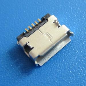 factory price smt micro usb connector 5pin female; LOCK PIN-DIP micro usb