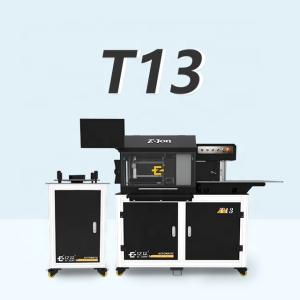 T13 Aluminum Bending Machine 3D Signs 0.4-1.2MM Thickness Slotting Method Plane