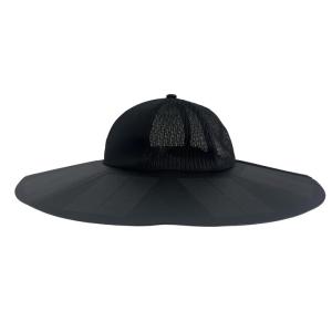 Cheap KM New Folding Portable Rechargeable Solar Cap for sale