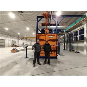 Automated Chain Catenary Shot Blasting Machine Through Type