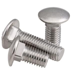 18-8 Stainless Steel Chrome Plated Carriage Bolt SS SUS 304 316 316L A2 A4 70 80