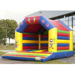 Circus Indoor Inflatable Bounce House Jumper High Durability Plato PVC Material