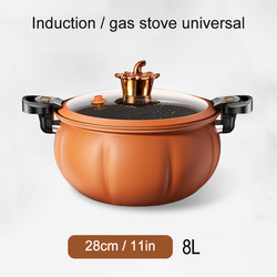 Large Capacity 8L Micro Pressure Pot Maifan Stone Non Stick Coating