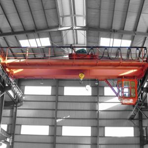 China Manufacturer 10 Ton Double Girder Electric Overhead Crane With Trolley