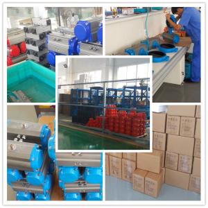 wuxi xinming air torque rack and pinion pneumatic rotary actuator control ball