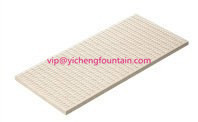 Durable Porcelain Swimming Pool Deck Tiles Eco - Friendly FINA Standard Ivory