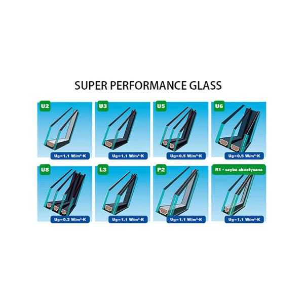 Customized Color Design Aluminum Double Glass Sliding Door Frameless