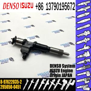 China Rail Fuel Injector Assembly 295050-0450 295050-0451 8-97622035-2 8-97622035-0 8-97622035-1 For ISUZU on sale