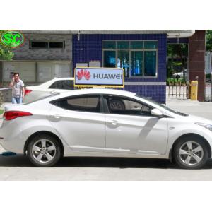 P6mm HD Full Color Taxi car Top LED sign Display With WIFI 4G control