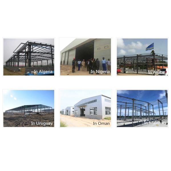 High Rise Steel Structure Prefab Airplane Hangar Metal Aircraft Hangars Warehouse