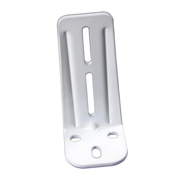 Silvery Powder Coated Screw Fixed Aluminum Curtain Wall Corner Connection Code