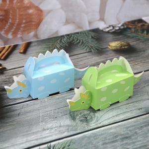 China Glossy Lamination Dinosaur Candy Boxes For Baby Shower Chocolate on sale