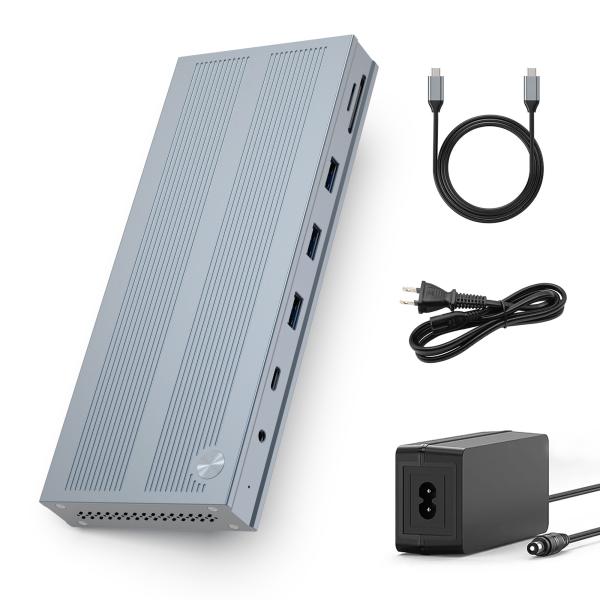 14 In 1 USB-C Docking Station with Displaylink IC Type C to HDMI Supports Triple