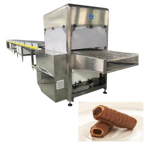 PLC Controlled Chocolate And Wafer Enrobing Machine With Copeland Cooling System