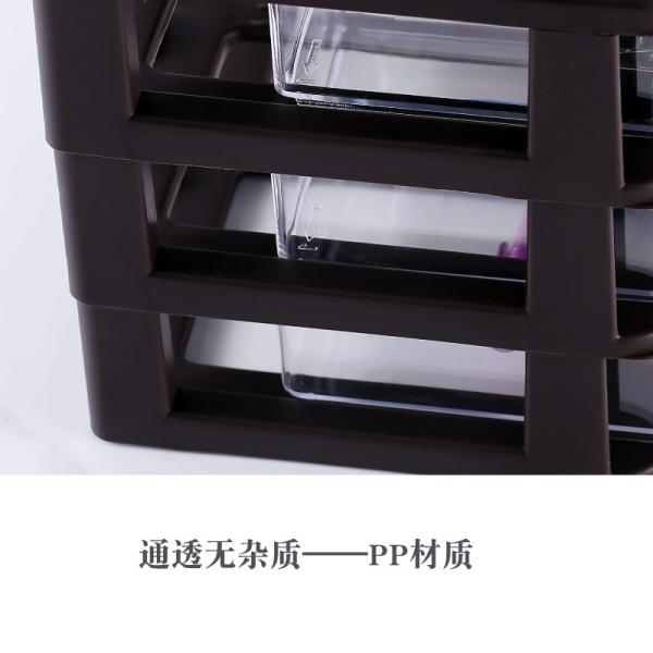 Cosmetic Rack Storage Clear Drawer Plastic Makeup Organizer