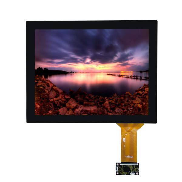 12.1 Inch CTP 1024X768 LVDS Interface TFT LCD Screen Module IPS Viewing With T